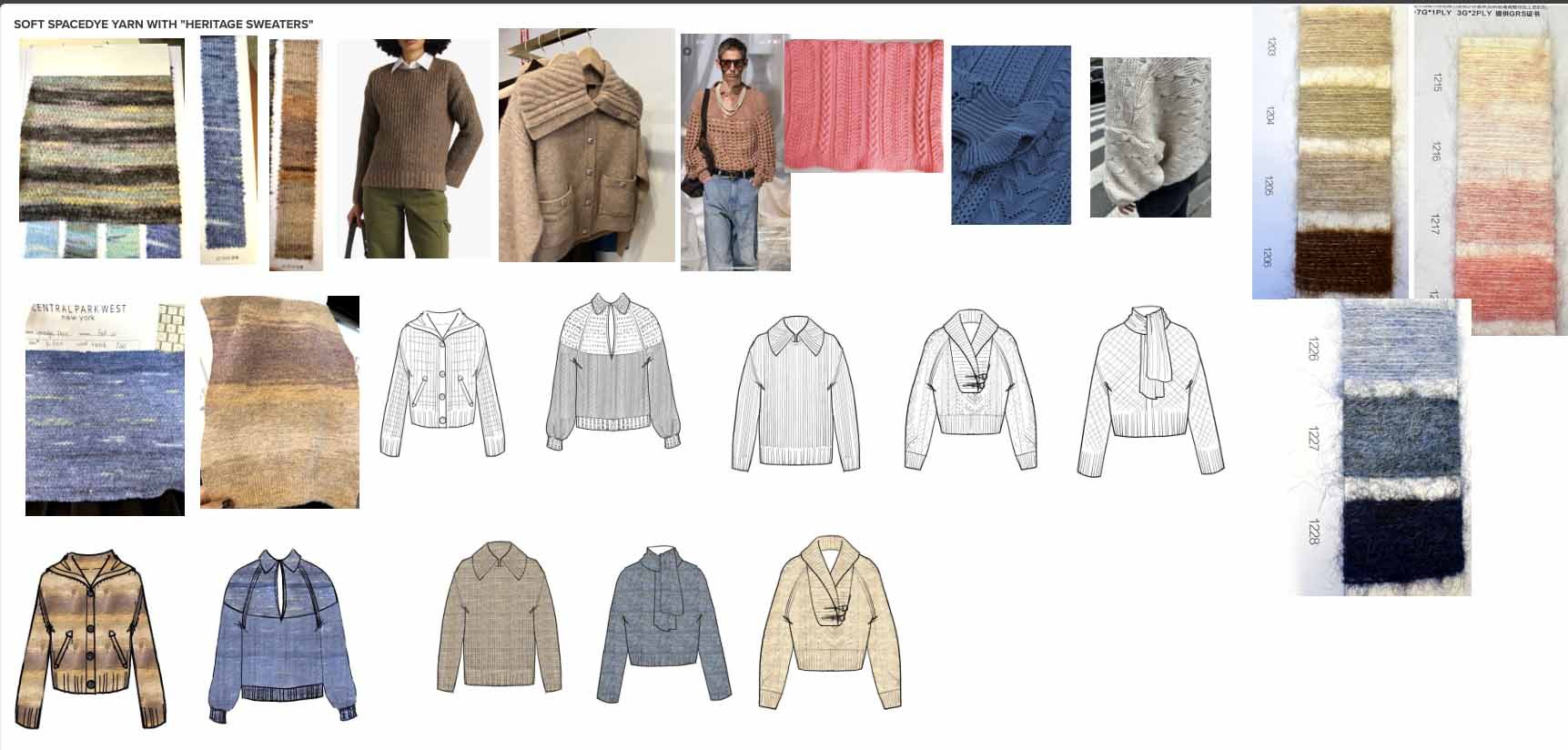 Cotswolds femme cozy sweaters board