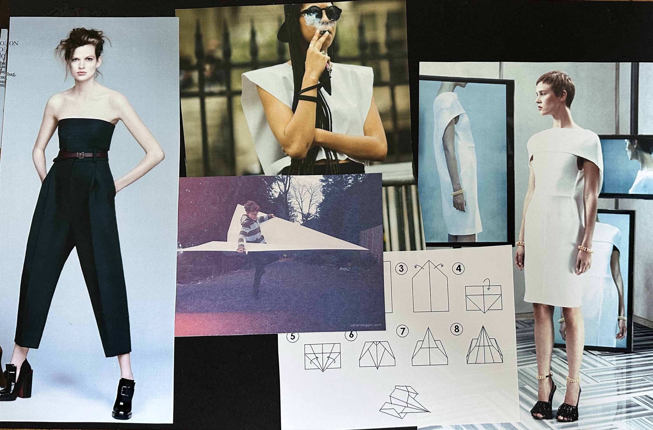 Paper Planes moodboard
