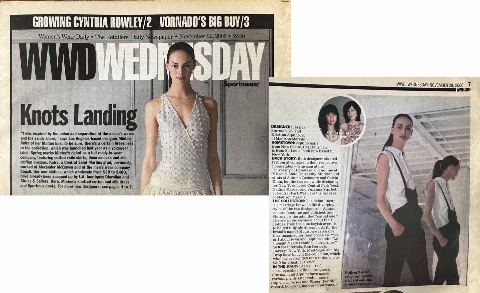 Women's Wear Daily feature