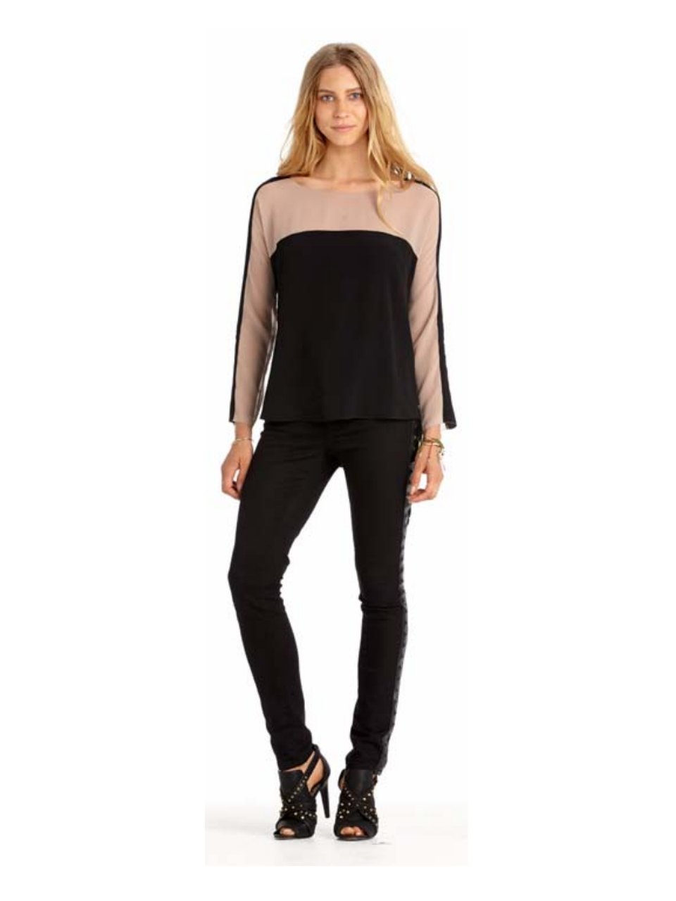 Chiffon Yoke Blouse